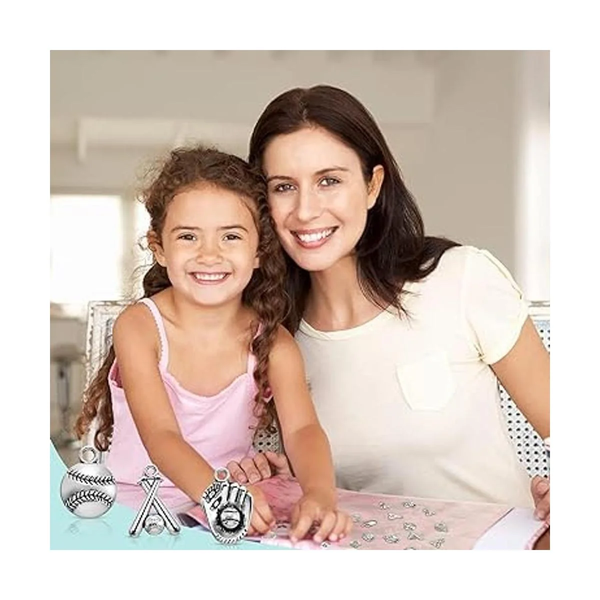 Junkin 120 dijes de béisbol de aleación de plata de_7