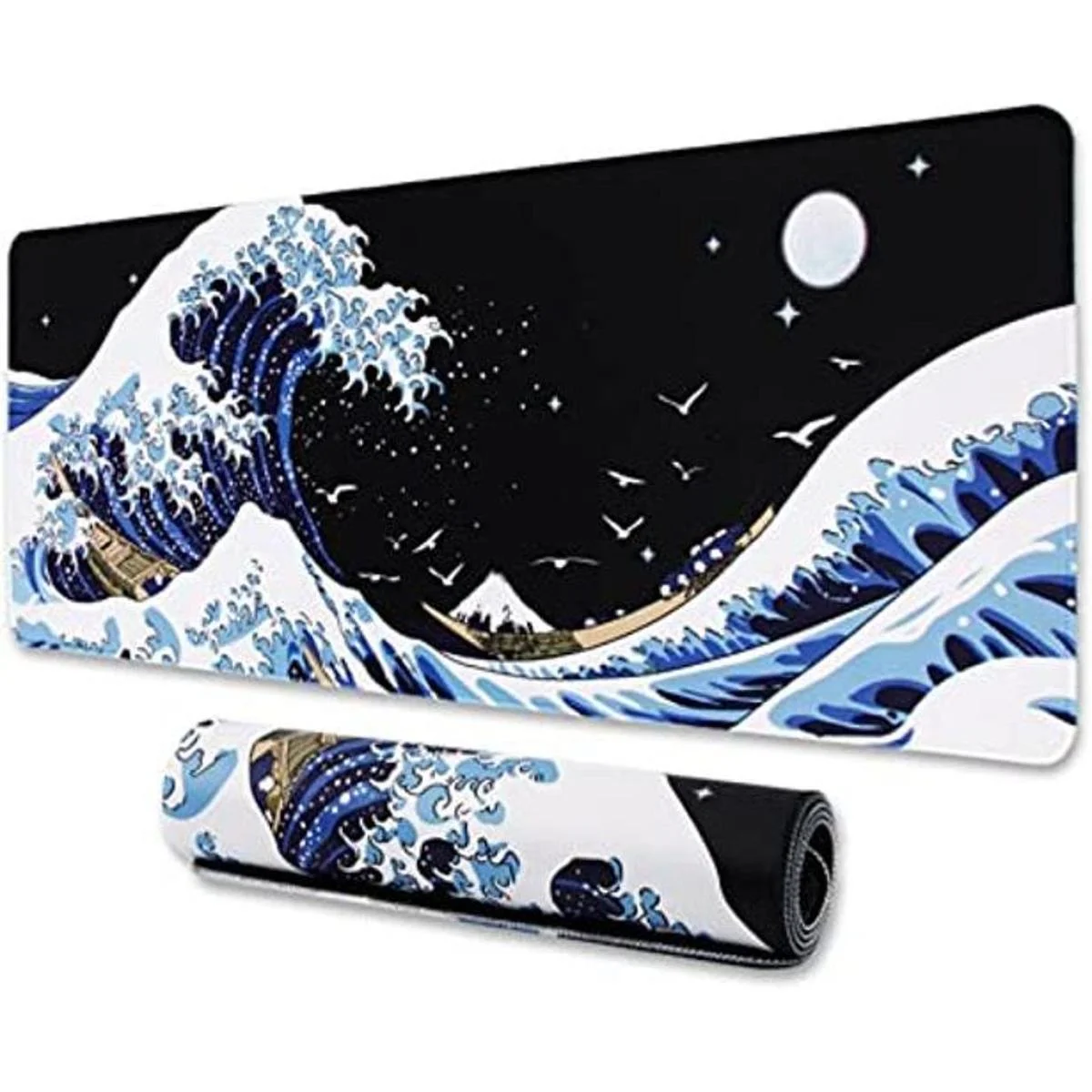 Mousepad XXL para computador diseño de ola de mar para_1