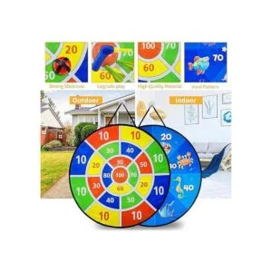 Tablero de dardos de 26.0 in para niños 12 bolas_5
