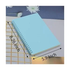 Cuaderno en espiral 4 piezas de plástico grueso A5 tapa_4