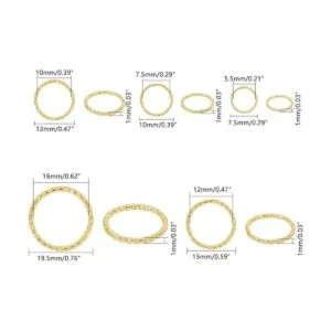 PH PandaHall Anillos Twist OpenJump 760 anillos de hierro_6