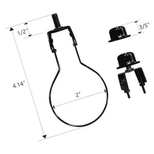 Kit de adaptador de soporte para arpa de lámpara incluye_3