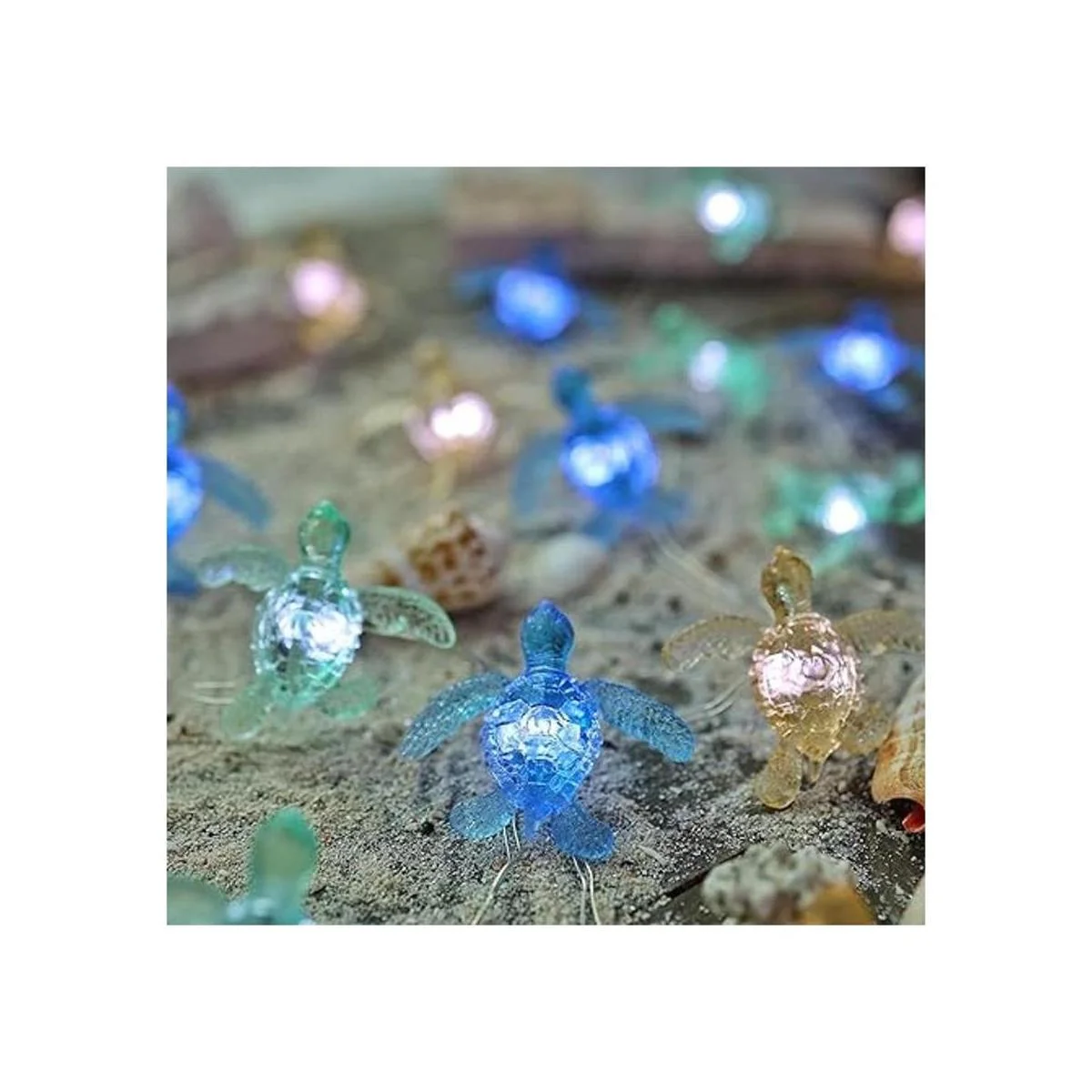 Decoración temática del océano Tortuga en la playa Luces_4
