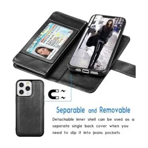 Tekcoo Funda tipo cartera compatible con iPhone 13 6.1_4