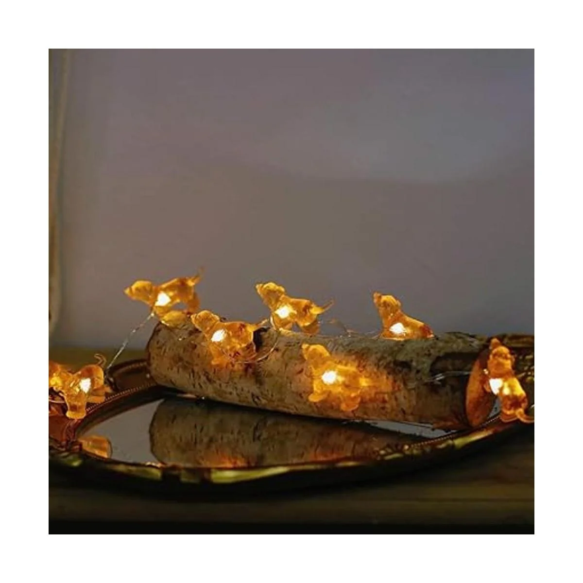 JASHIKA Labrador Retriever Cadena de luces decorativas_5