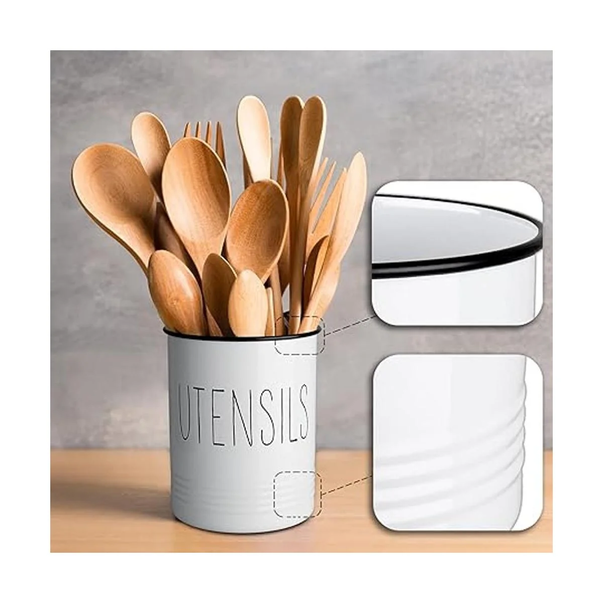 Soporte para utensilios de cocina de granja soporte de_4