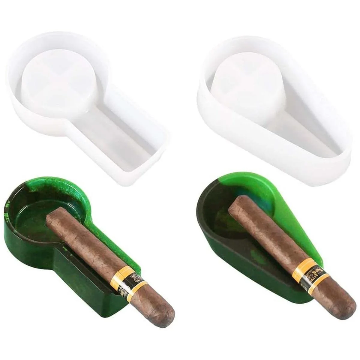 Cotsdan 2 moldes para cenicero de cigarros para fundición_1