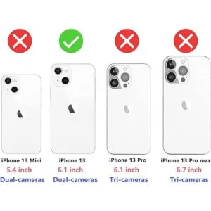 Tekcoo Funda tipo cartera compatible con iPhone 13 6.1_2