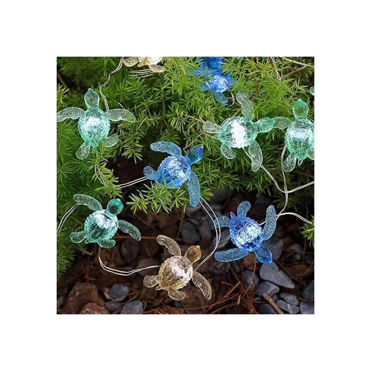 Decoración temática del océano Tortuga en la playa Luces_3