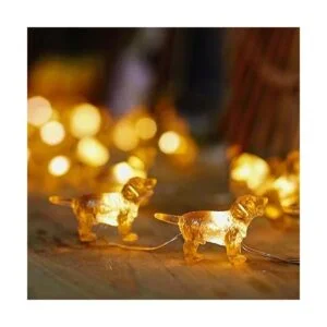 JASHIKA Labrador Retriever Cadena de luces decorativas_3