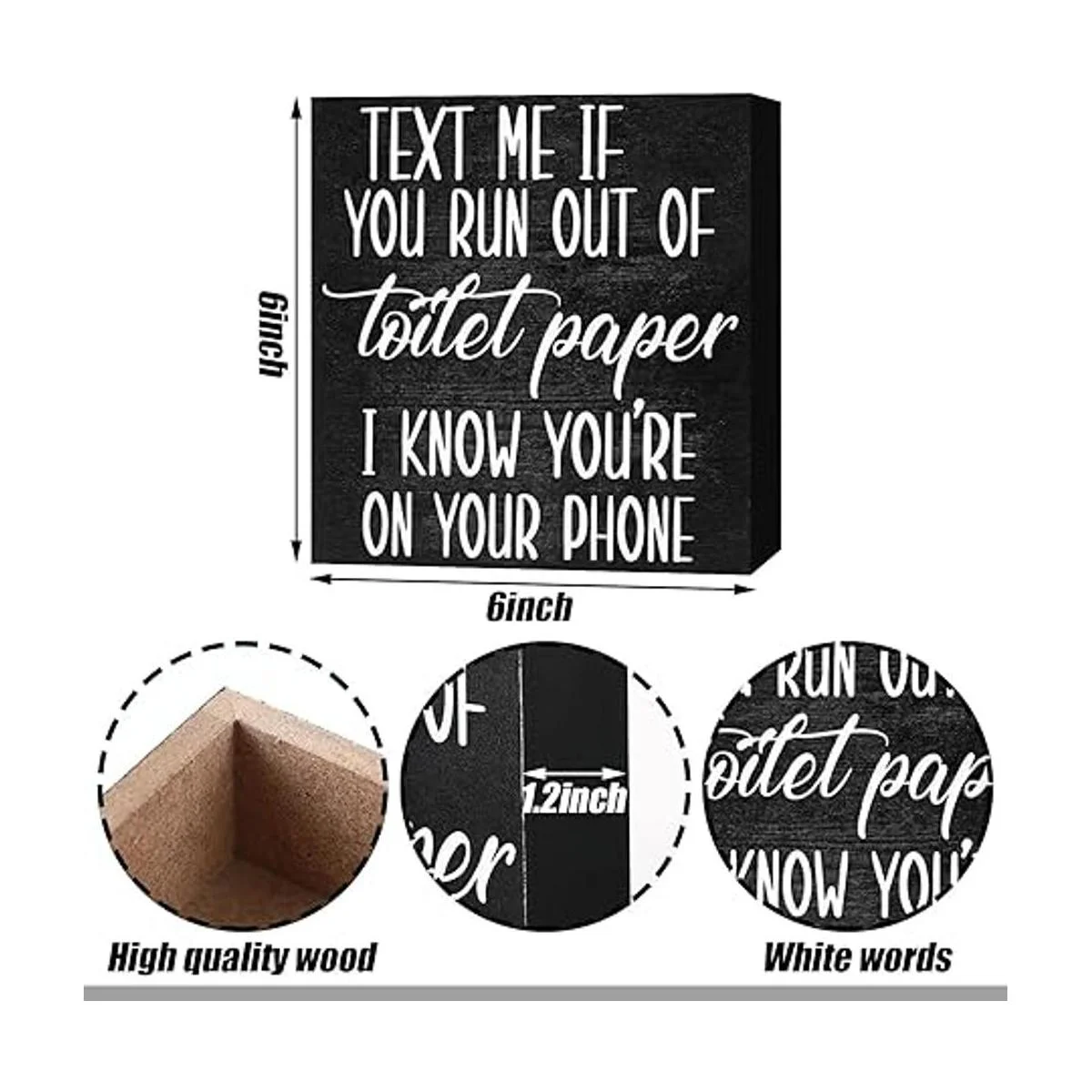 2 letreros divertidos de baño de casa de campo letrero de_3