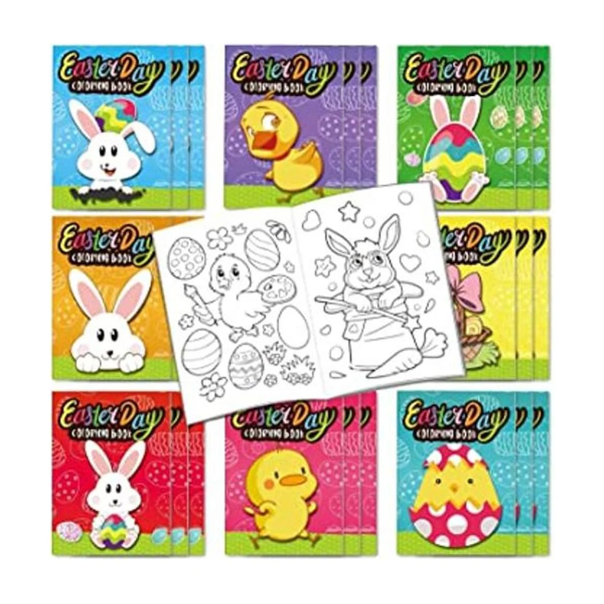 Día de Pascua Libros para colorear Niños Actividades de_1