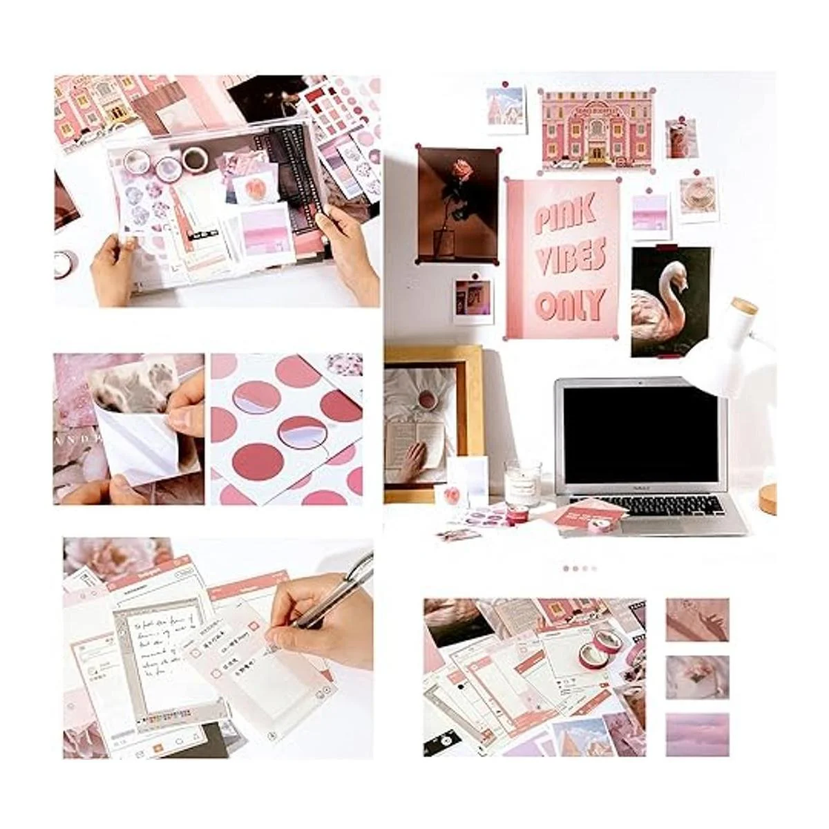 MAXLEAF Paquete de 64 piezas literarias de estilo vintage_4