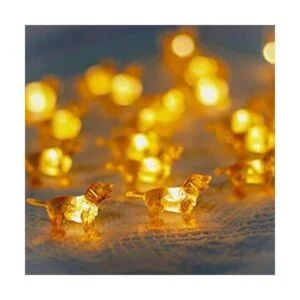 JASHIKA Labrador Retriever Cadena de luces decorativas_1