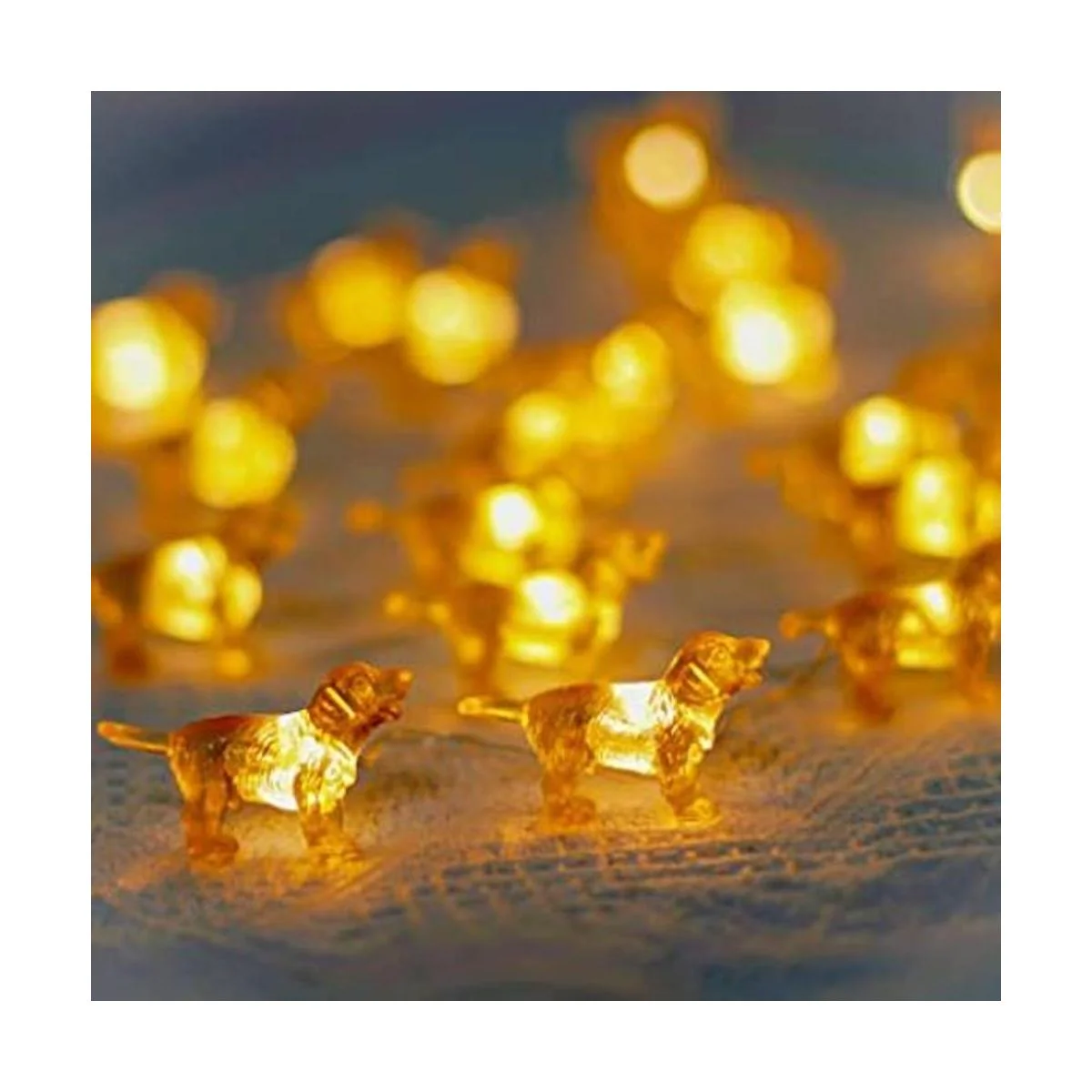 JASHIKA Labrador Retriever Cadena de luces decorativas_1