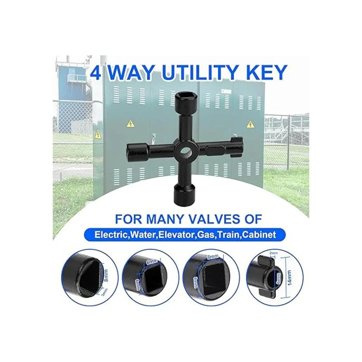 Eapele Llave para medidor de agua de 16 pulgadas mango en_3