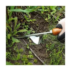 Extractor de malas hierbas de acero japonés resistente con_2