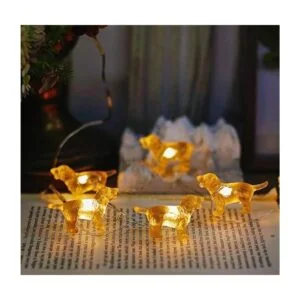 JASHIKA Labrador Retriever Cadena de luces decorativas_4