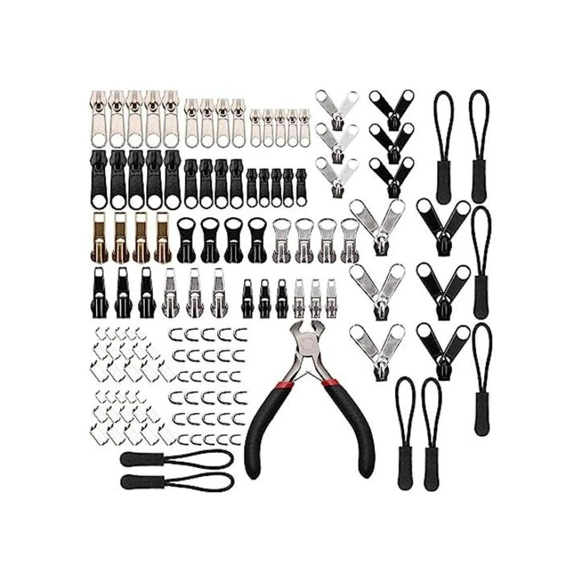 Maosifang Juego de 205 piezas de cremallera para_1