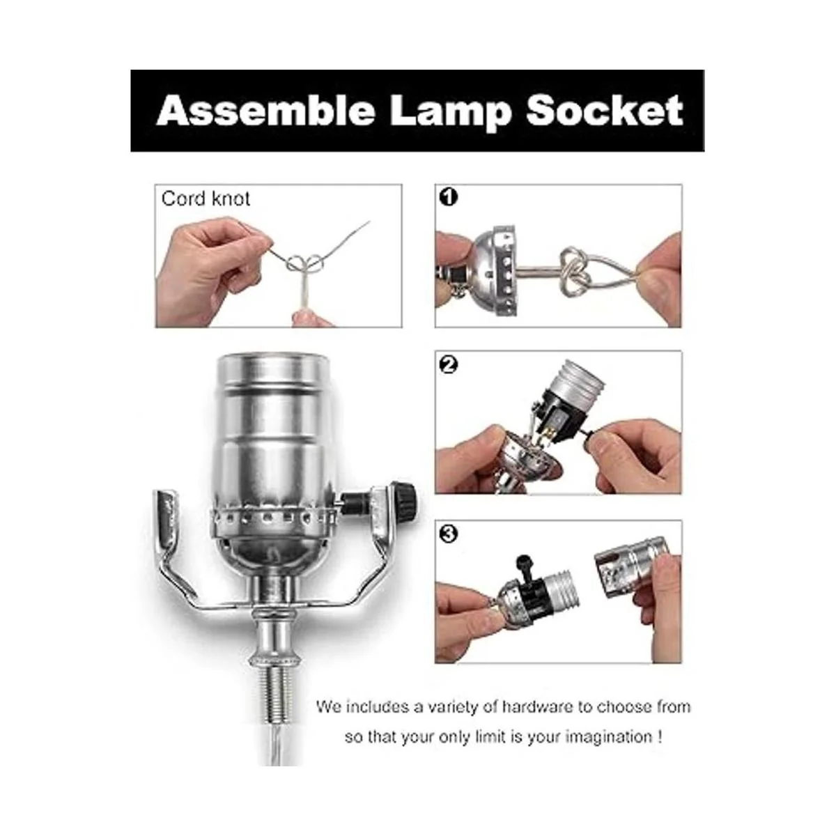 Kit de repuesto de enchufe de lámpara piezas de lámpara_4