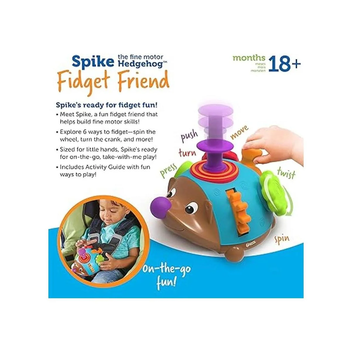 Learning Resources Spike the Fine Motor Erizo Fidget_5