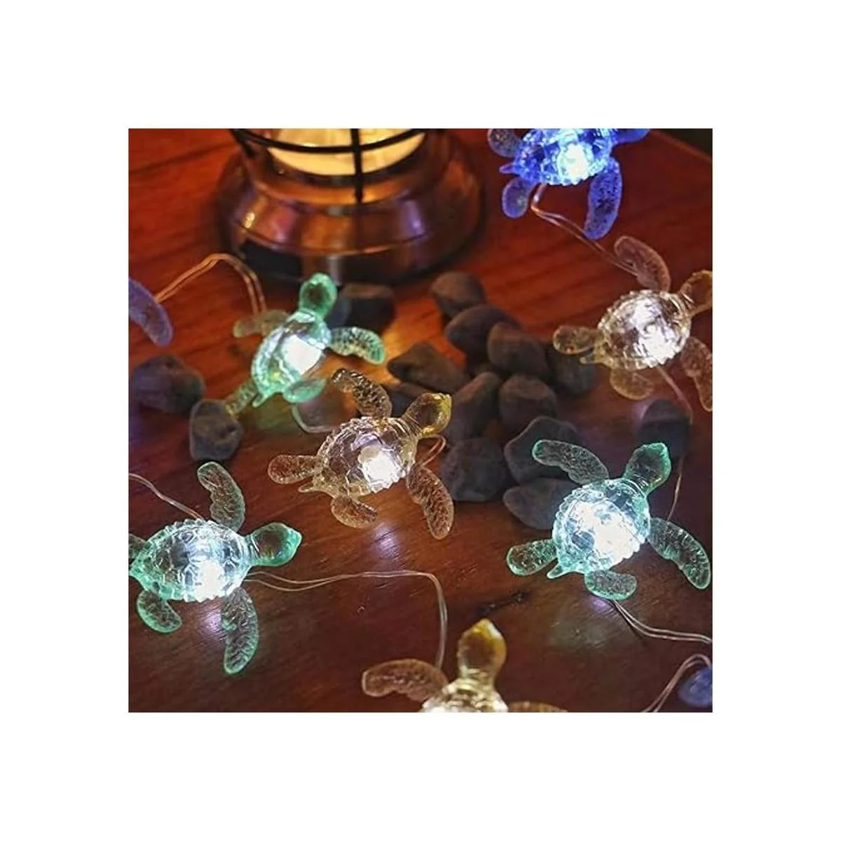 Decoración temática del océano Tortuga en la playa Luces_5