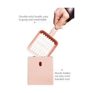 Cuchara de arena para gatos con soporte para carrito_3