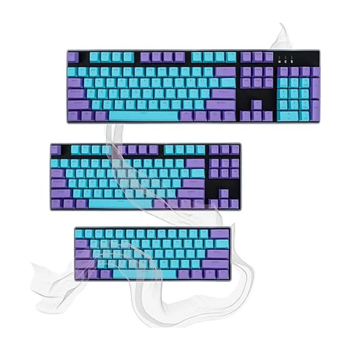 Ussixchare Keycaps Juego de teclas PBT con_3