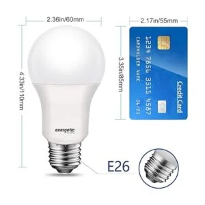 Energetic Bombilla LED A19 equivalente a 75 W color_3