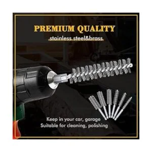 Juego de cepillos de taladro de bronce cepillo de_3