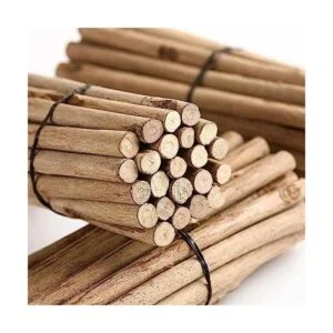 YPZAKA Palitos de madera sin terminar de 7.8 pulgadas de_1