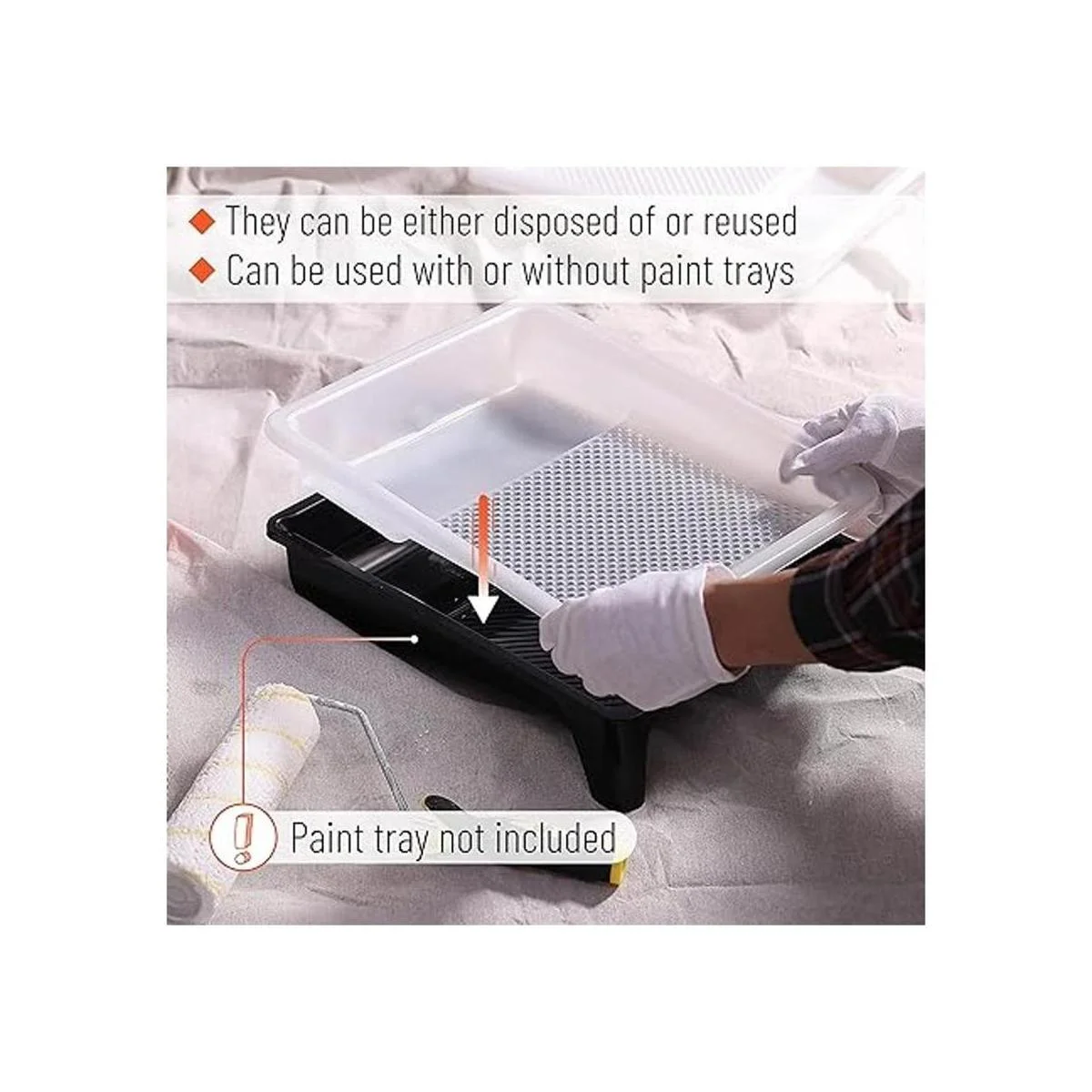 Bates Revestimiento de bandeja de pintura 9 pulgadas_6