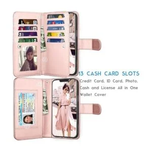 Tekcoo Funda tipo cartera para iPhone 13 Pro Max 6.7_3