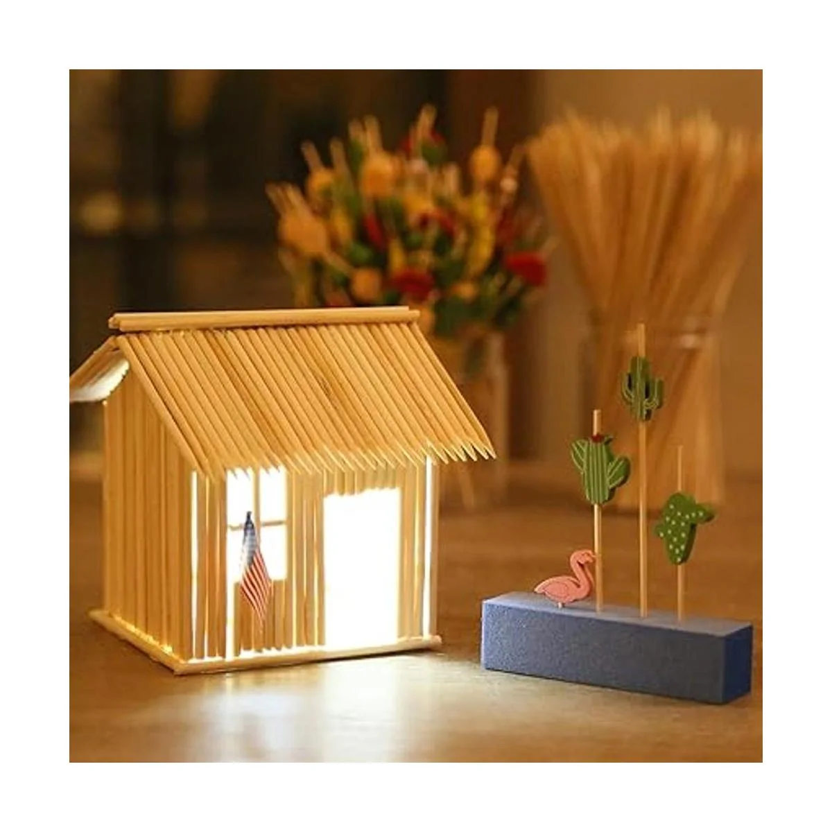 Brochetas de bambú naturales de 12 pulgadas 200 piezas_5