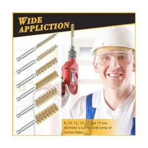 Juego de cepillos de taladro de bronce cepillo de_5