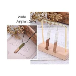 Beadthoven Dijes de resina de madera natural para_7