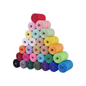 FLIPPED Cordón de macramé 100 natural 0.118 in x 328_7