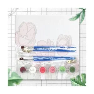 Dynippy Pintura al óleo enmarcada por números para niños y_4