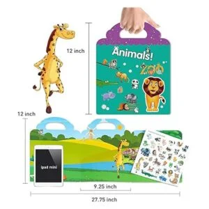 Juguetes para niñas de 2 a 4 años libros de calcomanías_3