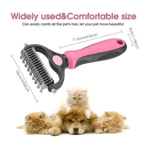 XLCL pet Herramienta de aseo para mascotas rastrillo de_6