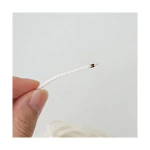 FLIPPED Cordón de macramé 100 natural 0.118 in x 328_3