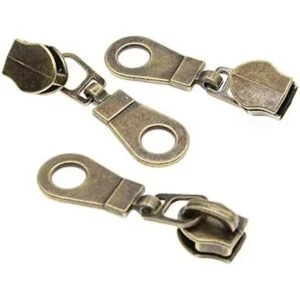 Cremalleras de bobina de nailon metálico 5 con dientes de_5