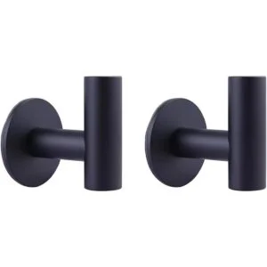 GERZWY Ganchos de pared adhesivos para colgar toallas de_1