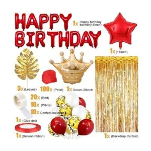 Toylin Conjunto de decoraciones doradas para fiestas de_2