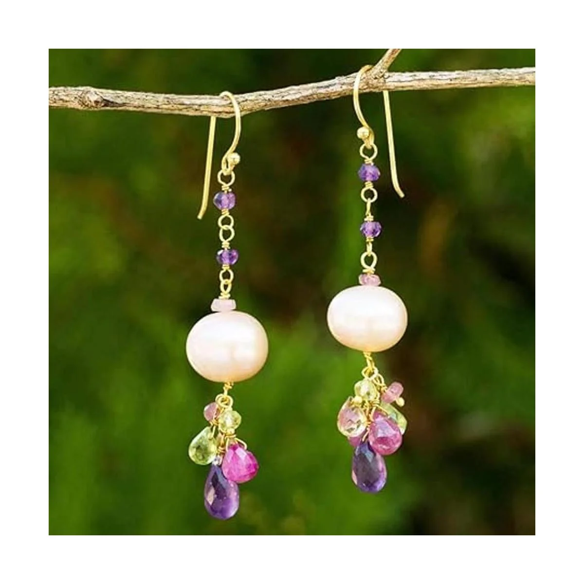 Ganchos para pendientes chapados en oro de 14 quilates_2