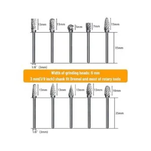 Brocas de carburo de tungsteno de doble corte para_5