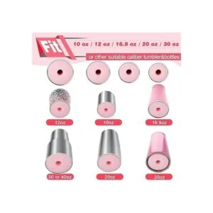 Honoson 4 tamaños 8 piezas de insertos de vaso de espuma_4