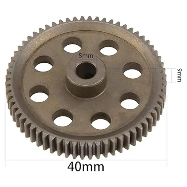 Vgoohobby Metal Spur Diff Diferencial Main Gear 64T 21T_3