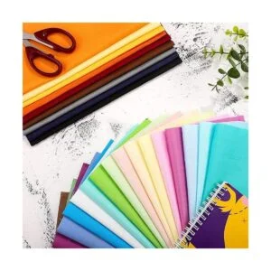 Macarrie Paquete de 40 piezas de tela de color sólido de_4