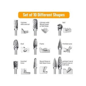 Brocas de carburo de tungsteno de doble corte para_6